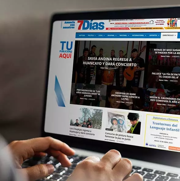 Portal de noticias del diario 7 Días
