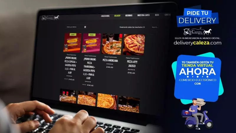 Tienda Virtual y APP Android Delivery para Caleza Real - Huancayo