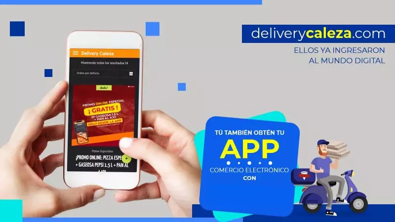 Tienda Virtual y APP Android Delivery para Caleza Real - Huancayo
