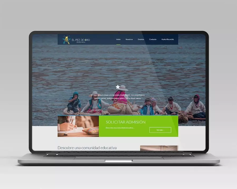 Diseño Web para El Pez de Oro - WordPress