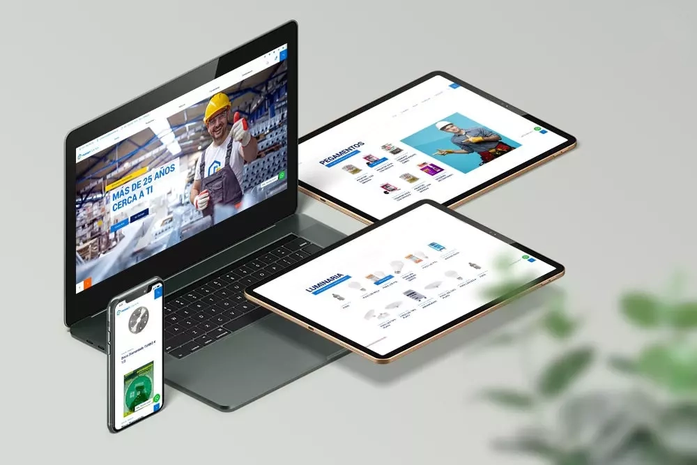 Diseño web de la empresa FerretCenter - WordPress