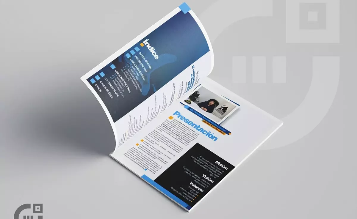 Diseño de la revista “Visión Empresarial” - UNCP