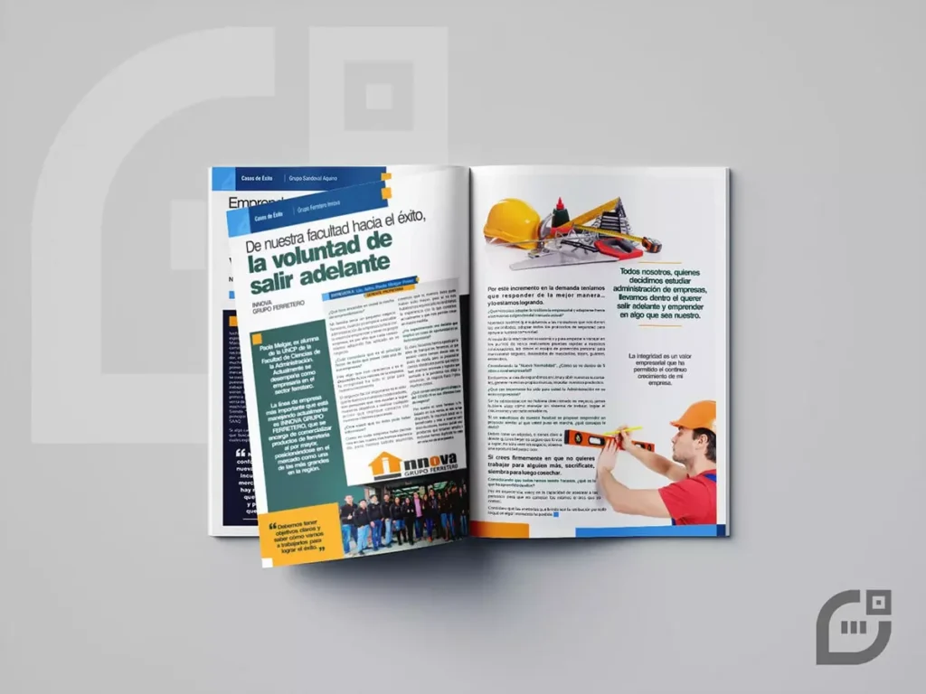 Diseño de la revista “Visión Empresarial” - UNCP