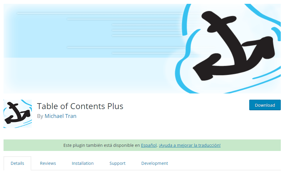 Plugin WordPress Table of Contents