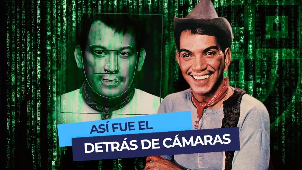 Detrás de cámaras del spot de Soriana con Cantinflas