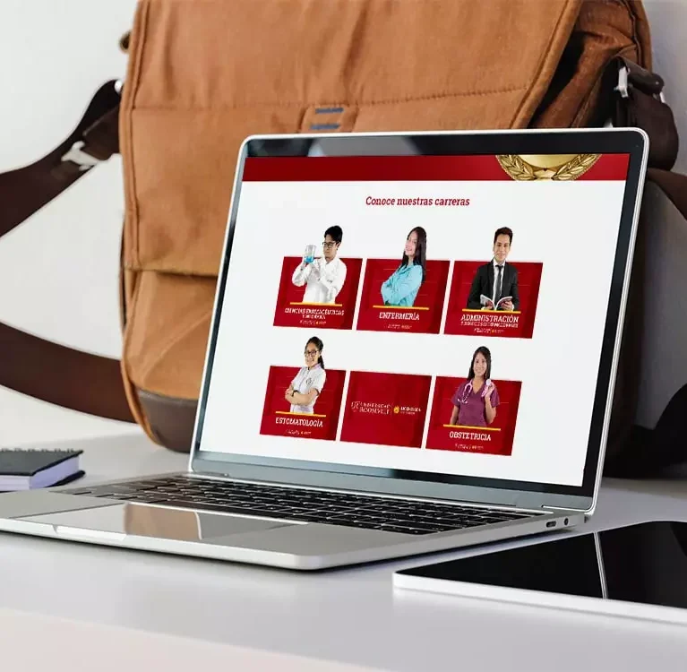 Diseño del portal web de la Universidad Roosevelt - WordPress