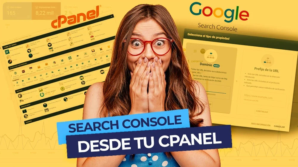 Configura tu propiedad de dominio de Google Search Console desde tu cPanel