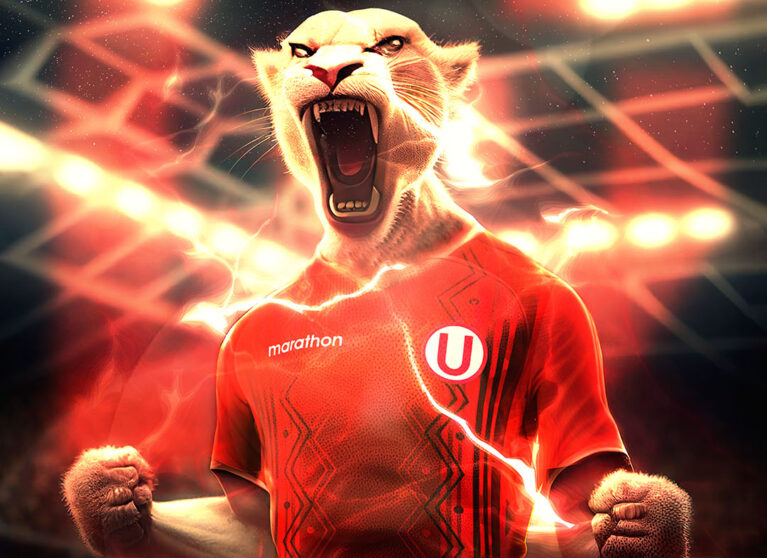 El puma con toda la energía - Diseñado por Daniel Meza con Midjourney y Photoshop - Soy merengue