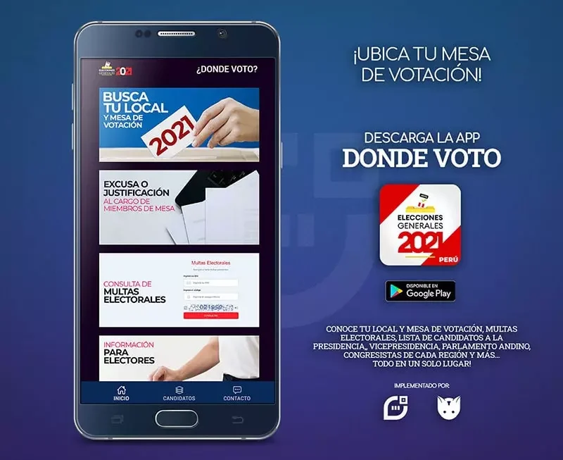 APP Donde Voto 2021