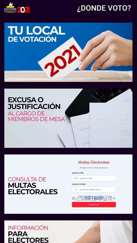 APP Donde Voto 2021